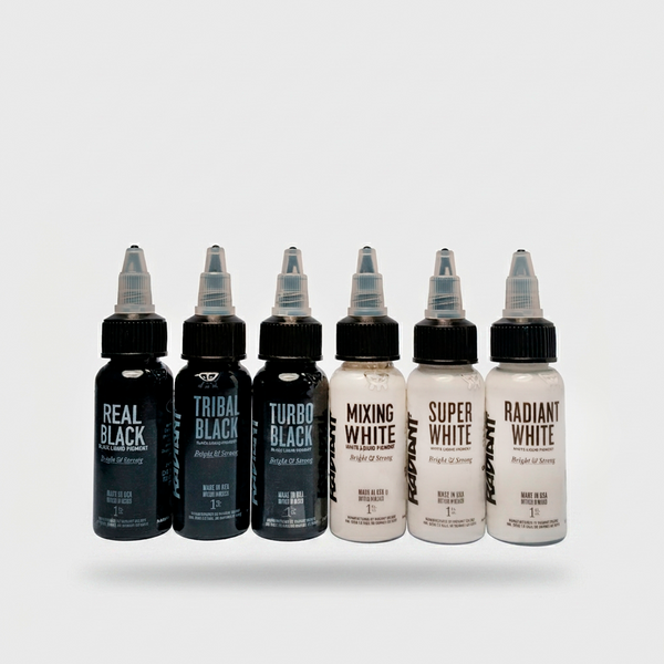 RADIANT COLORS | BLACK & WHITE GRADIANT SET (1 oz.)