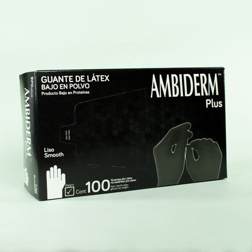 AMBIDERM | Guantes | Plus Chicos (Negro) - Soulflower Shop