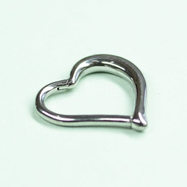 Soulflower | Argolla Piercing | Acero (Corazón) - Soulflower Shop