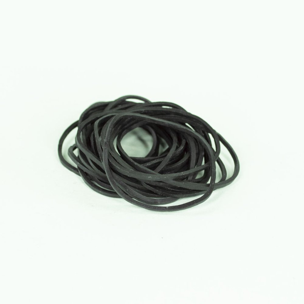Soulflower | Ligas Grandes Negras (100 pzs.) - Soulflower Shop
