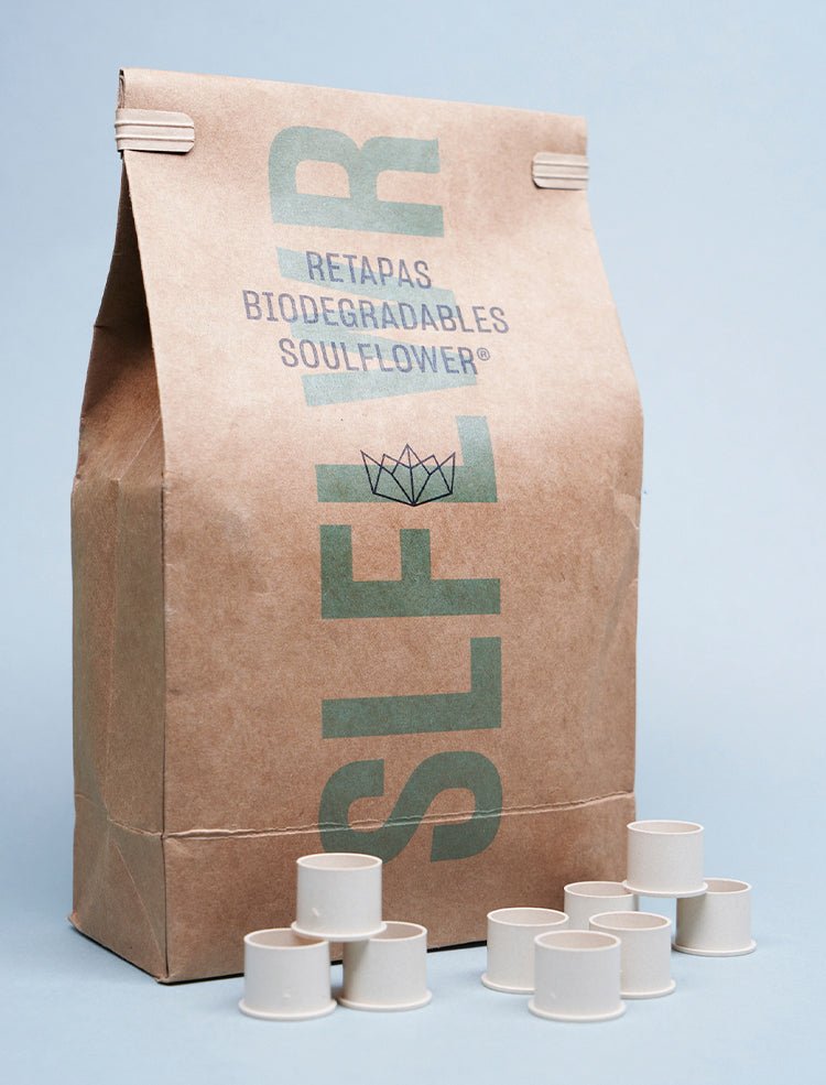 Soulflower | Retapas Biodegradables (11 mm.) - Soulflower Shop