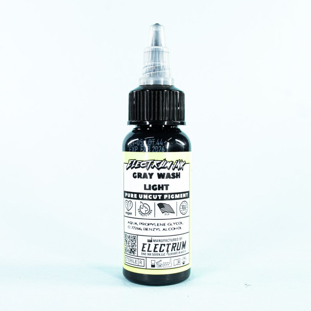 Tinta Electrum Ink | 1 Gray Wash Light (1 oz.) - Soulflower Shop