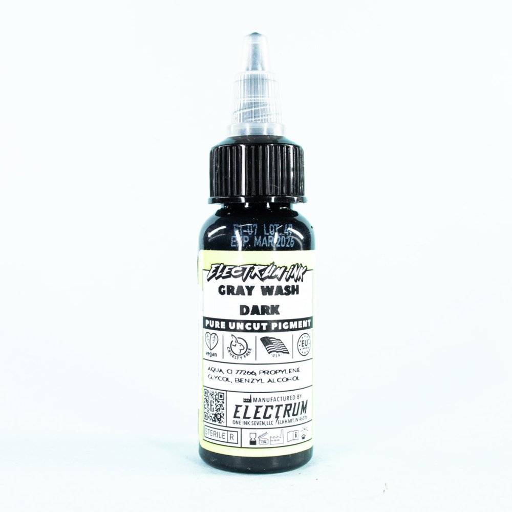 Tinta Electrum Ink | 3 Gray Wash Dark (1 oz.) - Soulflower Shop