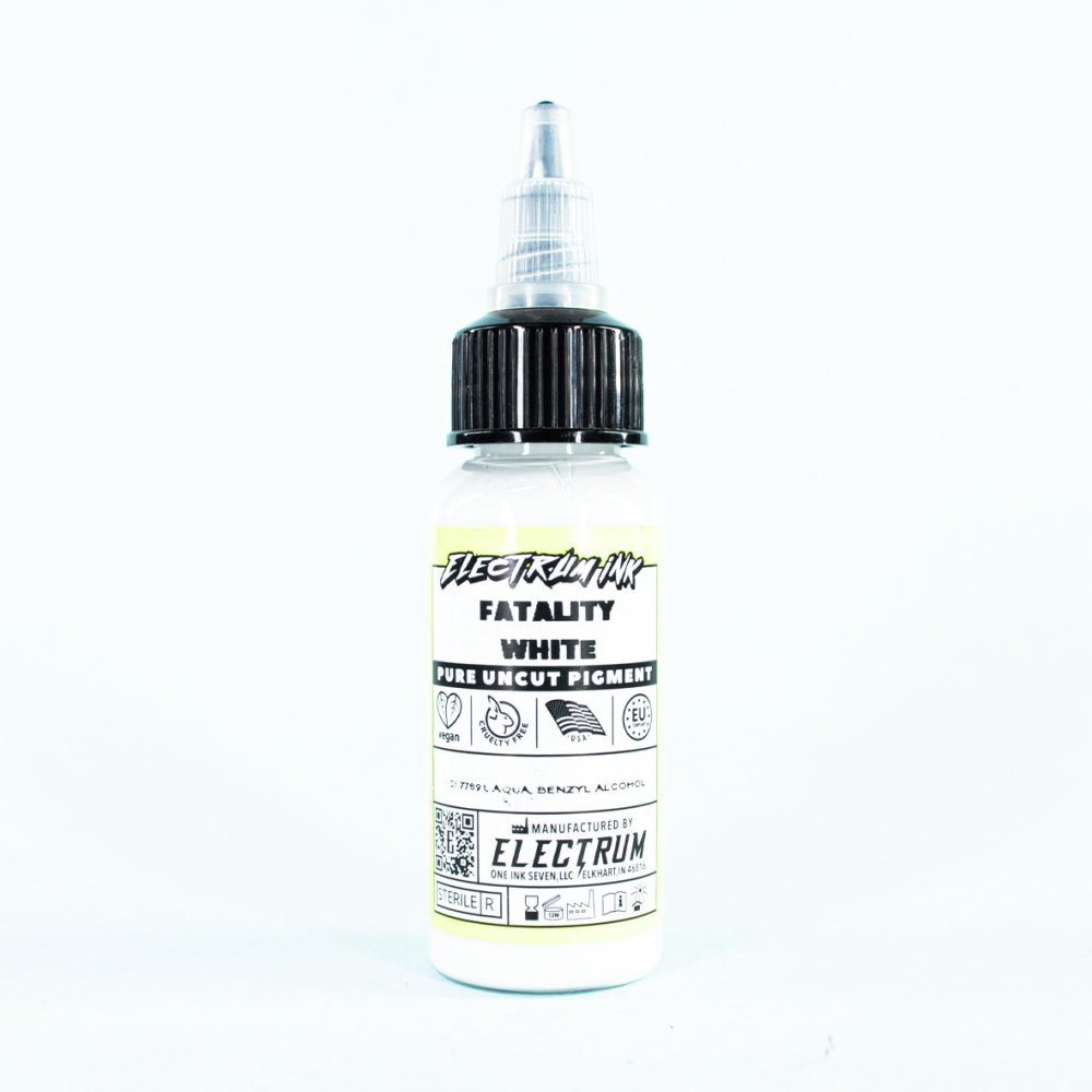 Tinta Electrum Ink | Fatality White (1 oz.) - Soulflower Shop