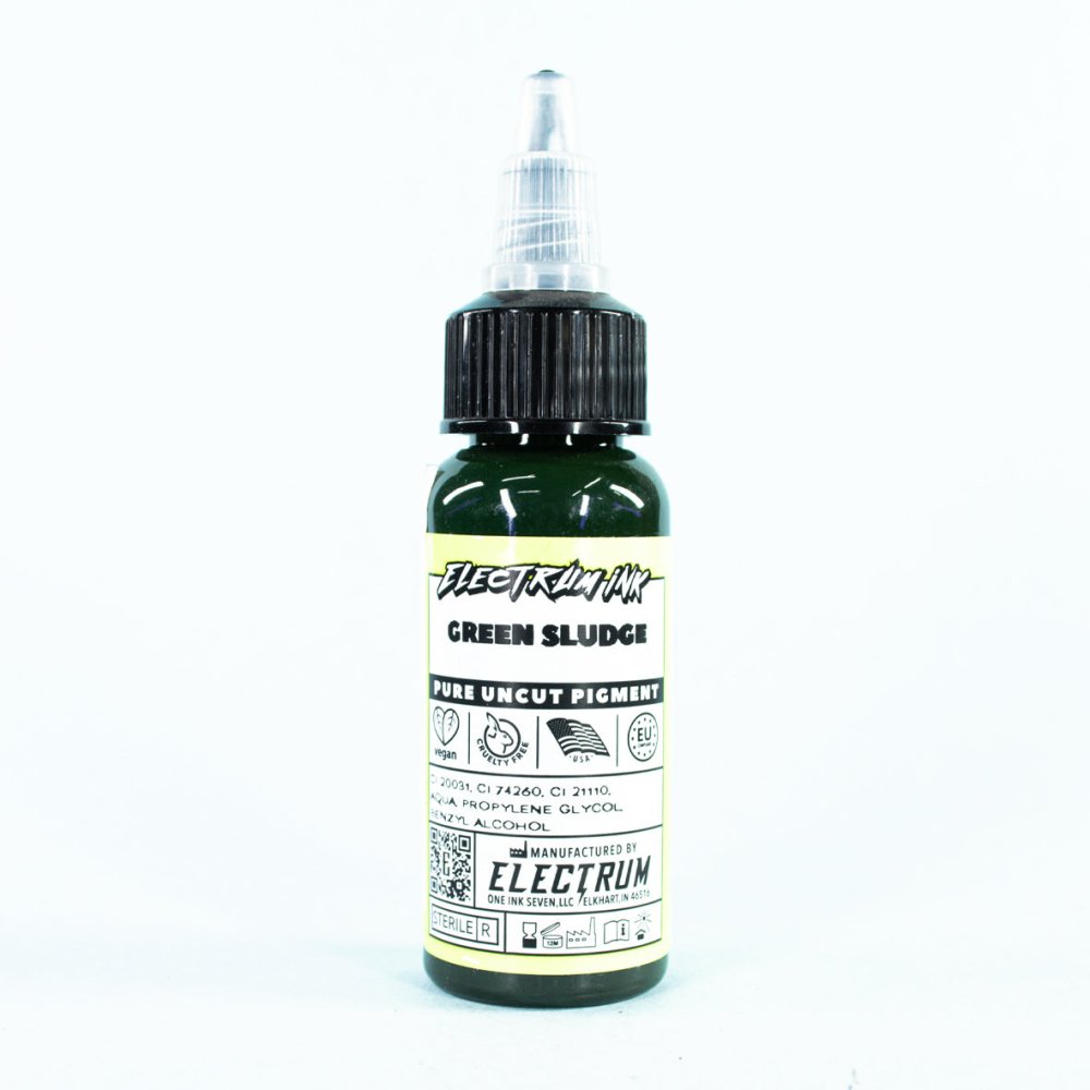 Tinta Electrum Ink | Green Sludge (1 oz.) - Soulflower Shop