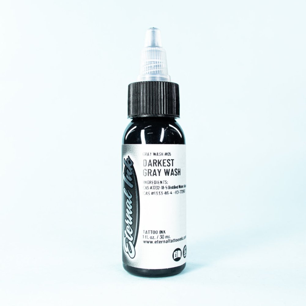 Tinta Eternal Ink | Gray Wash | Darkest (05) - Soulflower Shop