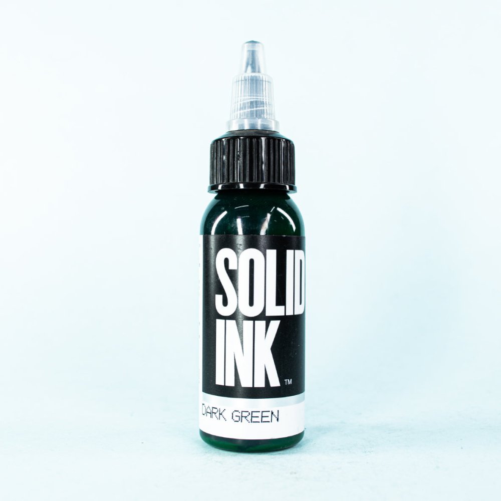 Tinta Solid Ink | Dark Green (1 oz. & 1/2 oz.) - Soulflower Shop