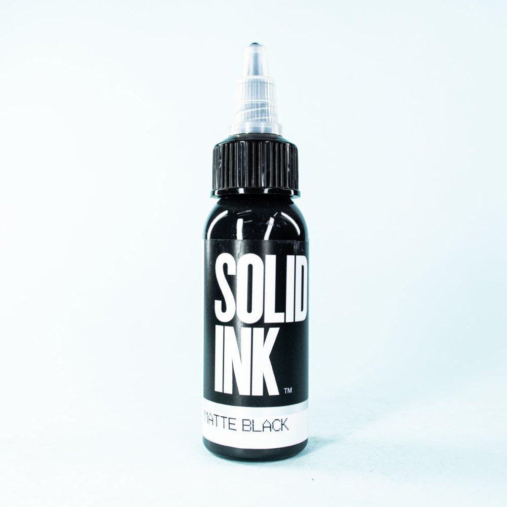 Tinta Solid Ink | Matte Black (1 oz.) - Soulflower Shop